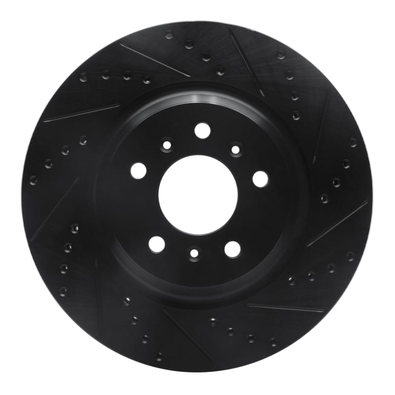 R1 Concepts — R1 06-16 Buick Lucerne Front Right Drilled & Slotted Black Brake Rotor
R1 Brake Rotor Drill