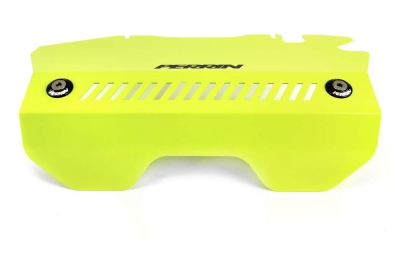 Perrin Performance — PERRIN 15-21 Subaru WRX Pulley Cover - Neon Yellow