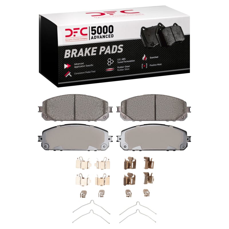 DFC — DFC 14-20 Jeep Cherokee Front 5000 Advanced Ceramic Brake Pads and Hardware Kit
DFC Brake Pad Set