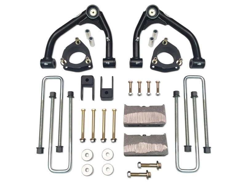 Tuff Country — Tuff Country 14-18 Chevy Silverado 1500 4wd 4in Lift Kit (w/1 Pc OE Cast Stl Up Arms SX8000)
Complete Kit (w/SX80