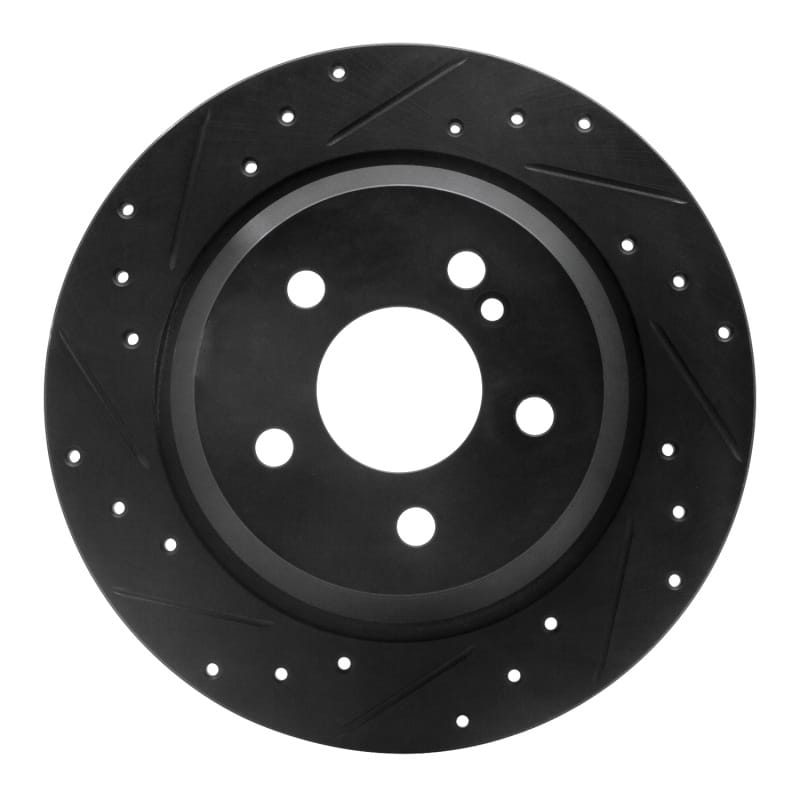 R1 Concepts — R1 03-06 Mercedes-Benz CL500 Rear Left Drilled & Slotted Black Brake Rotor
R1 Brake Rotor Drill