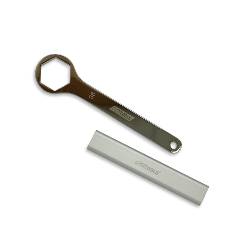 CruzTOOLS — CruzTOOLS 36mm Axle Wrench with Extension for HD Pan America Indian FTR