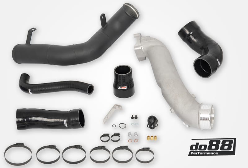 do88 — do88 Audi RS3 2.5T (8V)/TT RS 2.5T (8S) Charge Pipes (OEM Intercooler) - Black