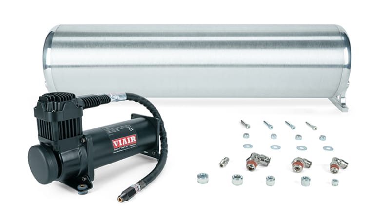 Air Lift — Air Lift 24in FLO Tank w/ Viair 444c Black Compressor (Incl. Fittings & Tank Mounting Hardware)
Air Compressor