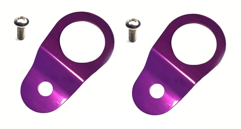 Torque Solution — Torque Solution Radiator Mount Combo (Purple) : Mitsubishi Evolution 7/8/9