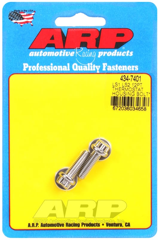 ARP — ARP LS1 LS2 SS 12pt thermostat housing bolt kit