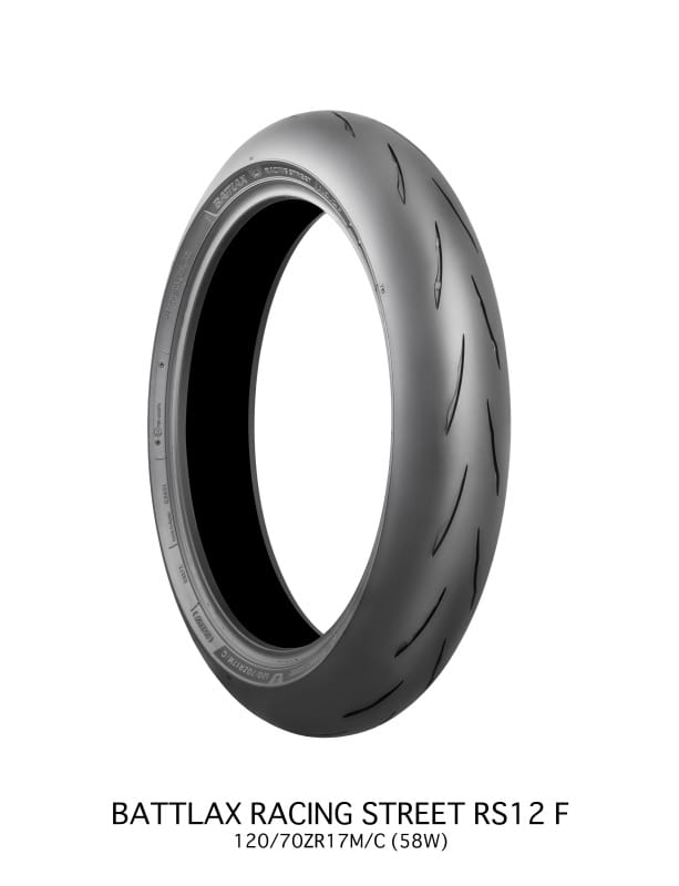 Bridgestone — Bridgestone Battlax Racing Street RS12F - 120/70ZR17M/C 58W TL Front