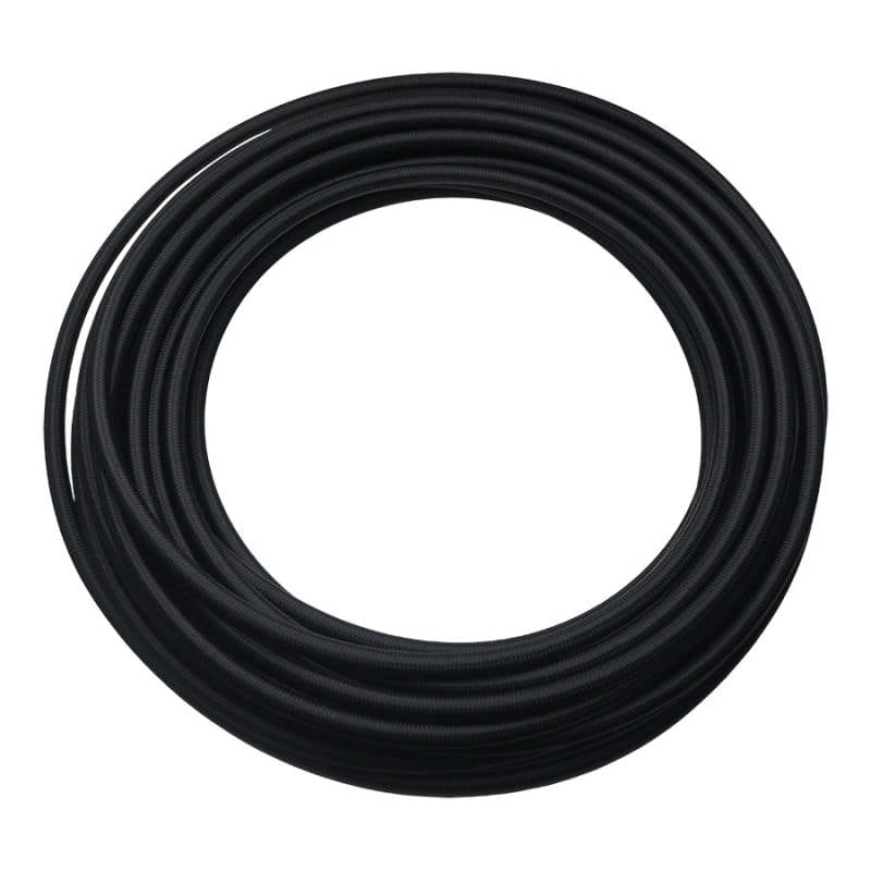 DeatschWerks — DeatschWerks 8AN Black Nylon Braided PTFE Hose - 50ft
Lines & Fittings