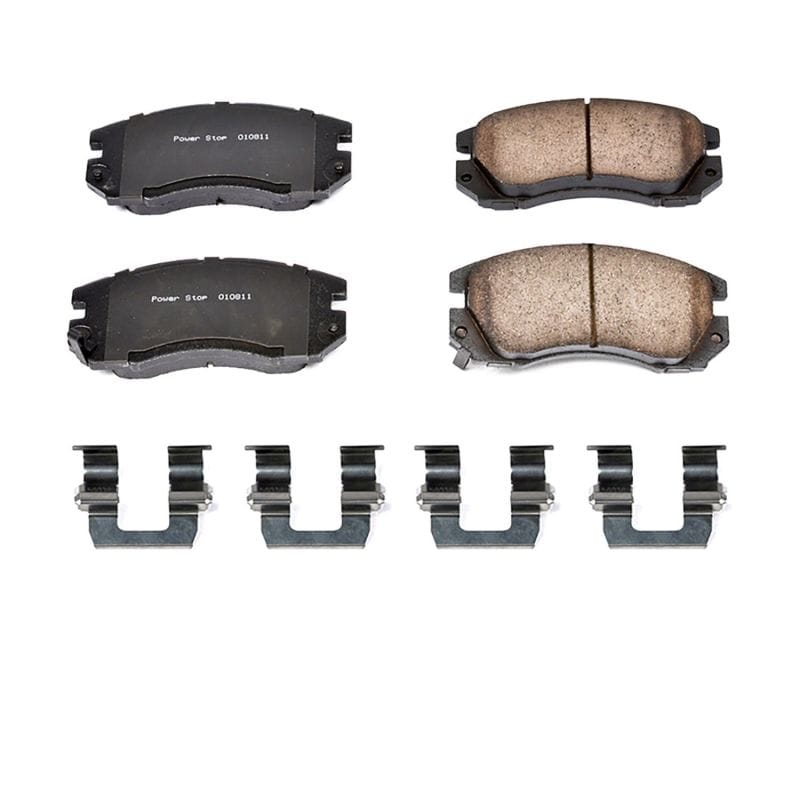 PowerStop — Power Stop 91-94 Subaru Legacy Front Z17 Evolution Ceramic Brake Pads w/Hardware
Z17 Brake Pads