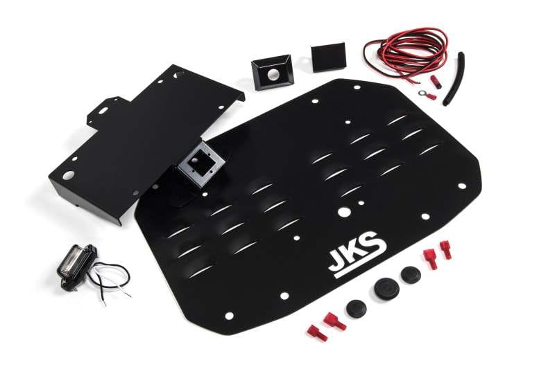 JKS Manufacturing — JKS Manufacturing Jeep Wrangler JL Tailgate Vent Cover w/ License Plate Relocation