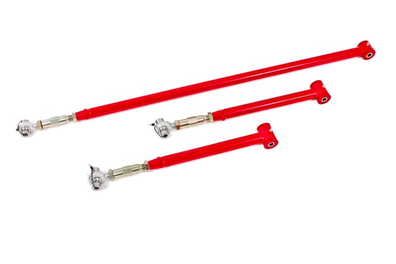 BMR Suspension — BMR 82-02 3rd Gen F-Body On-Car Adj. Rear Suspension Kit Poly/Rod End - Red