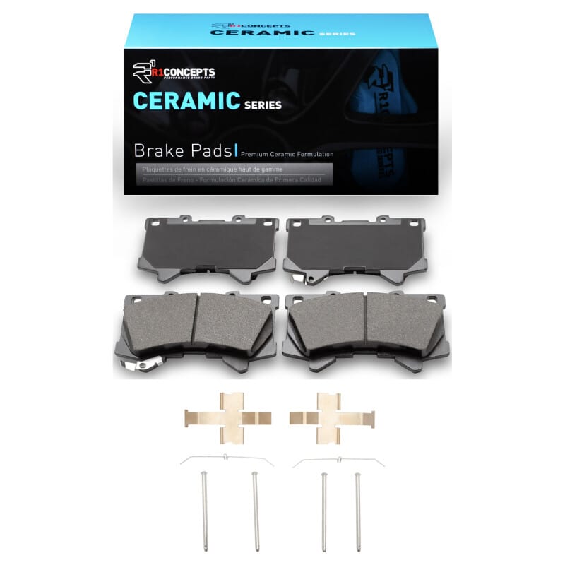 R1 Concepts — R1 22-25 Lexus LX600 Front Ceramic Pads & Hardware Kit