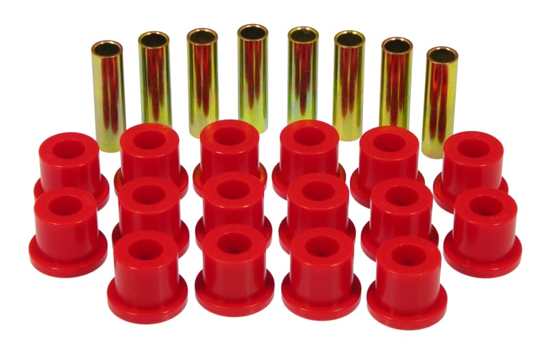 Prothane — Prothane 68-72 Ford F100/150 2wd Rear Spring & Shackle Bushings - Red
SPRING/SHACKLE BUSH