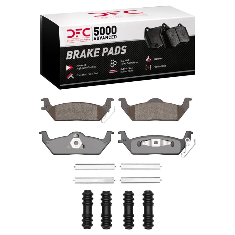 DFC — DFC 10-11 Ford F-150 4WD Rear 5000 Advanced Ceramic Brake Pads and Hardware Kit
DFC Brake Pad Set