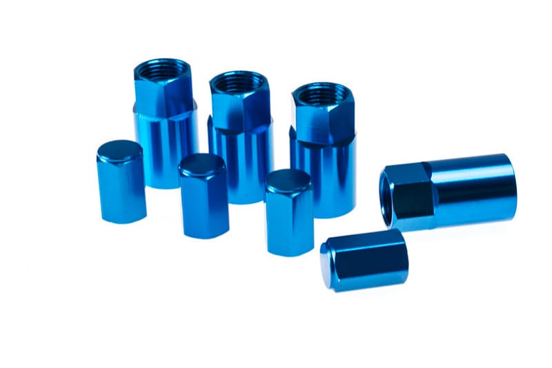 Wheel Mate — Wheel Mate Aluminum TPMS Valve Stem Cover - Blue Anodize
