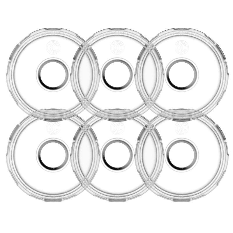 KC HiLiTES — KC HiLiTES Cyclone V2 LED - Replacement Lens - Diffused - 6-PK
