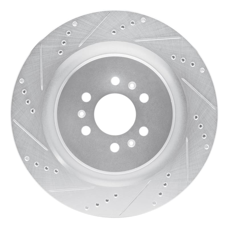 R1 Concepts — R1 04-11 Cadillac CTS Rear Left Drilled & Slotted Silver Brake Rotor
R1 Brake Rotor Drill