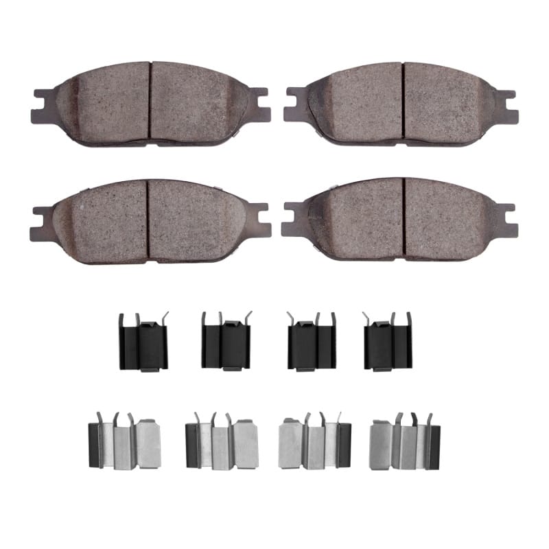 DFC — DFC 99-03 Ford Windstar Front 4000 HybriDynamic Brake Pads and Hardware Kit
DFC Brake Pad Set