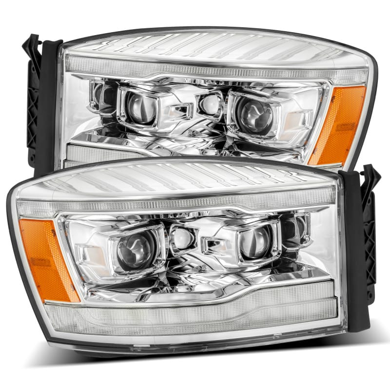 AlphaRex — AlphaRex 06-08 Dodge Ram 1500HD LUXX LED Projector Headlights Plank Style Chrome w/Seq Signal/DRL
Projector Headlights