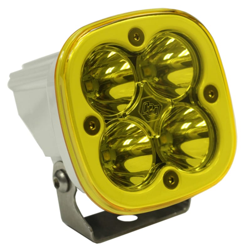 Baja Designs — Baja Designs Squadron Pro Spot Pattern White LED Light Pod - Amber