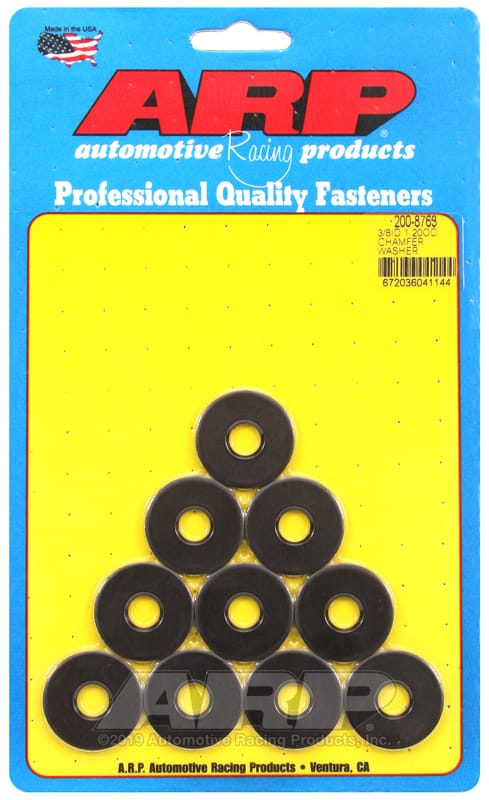 ARP — ARP 3/8 ID 1.20 OD chamfer black washers