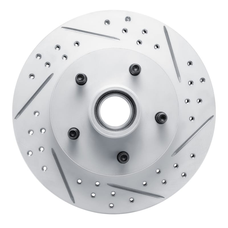 R1 Concepts — R1 83-97 Ford Ranger (USA/Canada) Front Right Drilled & Slotted Geo-Carbon Rotor