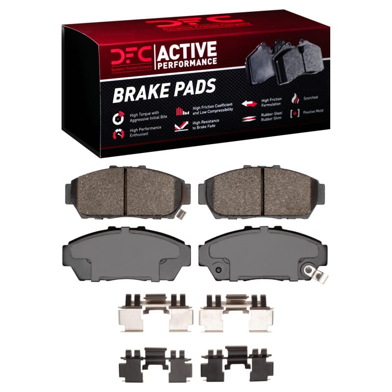DFC — DFC 93-01 Acura Integra Front Active Performance Pads and Hardware Kit
DFC Brake Pad Set