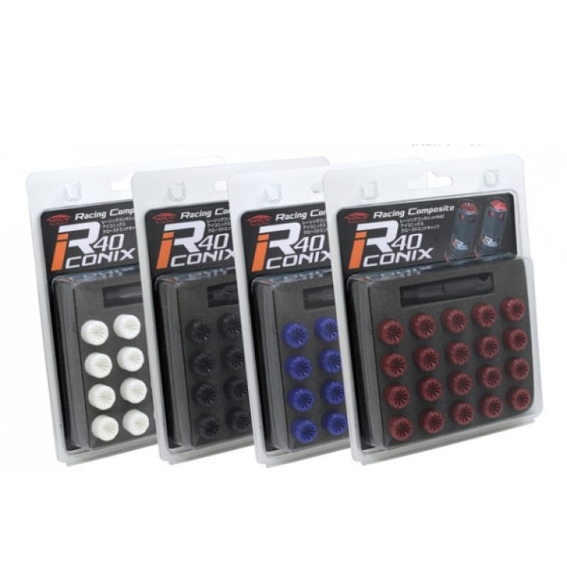 Project Kics — Project Kics R40 Iconix End Caps (White) - 20 Pcs