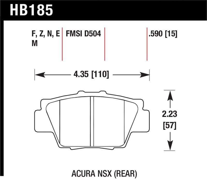 Hawk Performance — HP Plus Disc Brake Pad