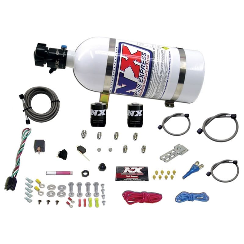 Nitrous Express — Nitrous Express GM EFI Race Single Nozzle Nitrous Kit (100-250HP) w/10lb Bottle
Injection System Kit
N2OSys