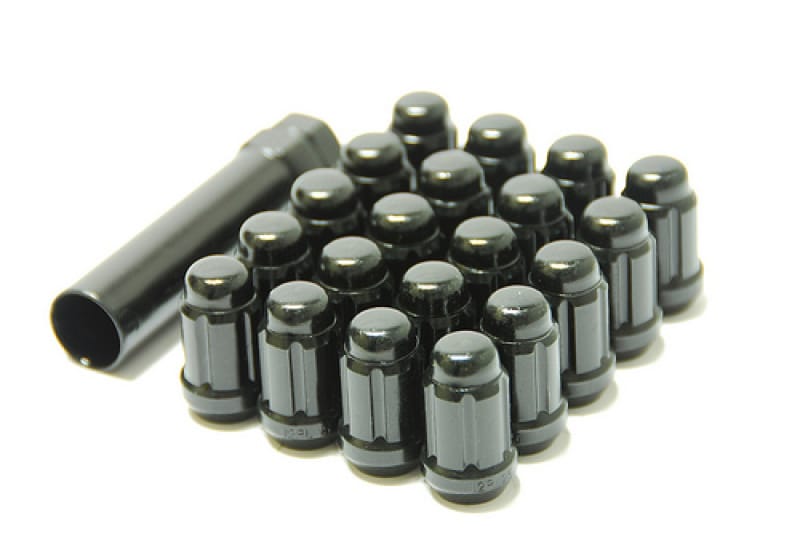 Wheel Mate — Wheel Mate Muteki Closed End Lug Nuts - Black Chrome 12x1.50