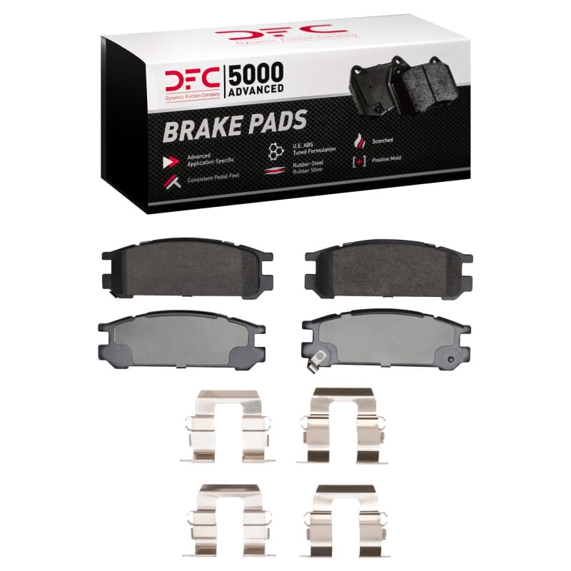 DFC — DFC 90-99 Subaru SVX Rear 5000 Advanced Ceramic Brake Pads and Hardware Kit
DFC Brake Pad Set