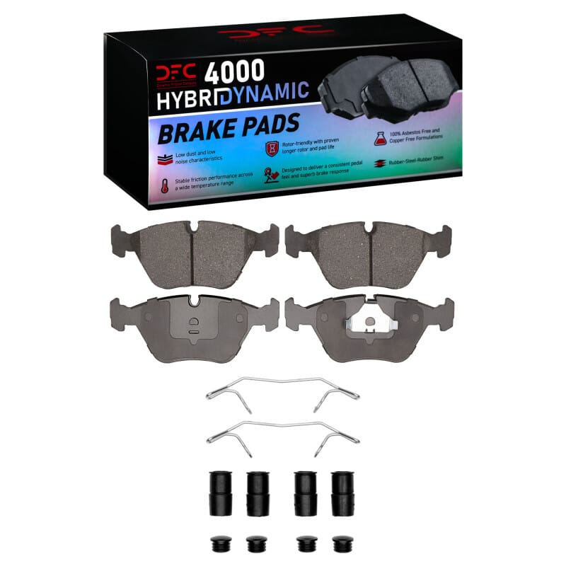 DFC — DFC 89-91 Audi 100 Front 4000 HybriDynamic Brake Pads and Hardware Kit
DFC Brake Pad Set