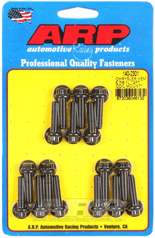 ARP — ARP Chrysler Hemi 5.7/6.1L 12pt Coil Mount Bolt Kit