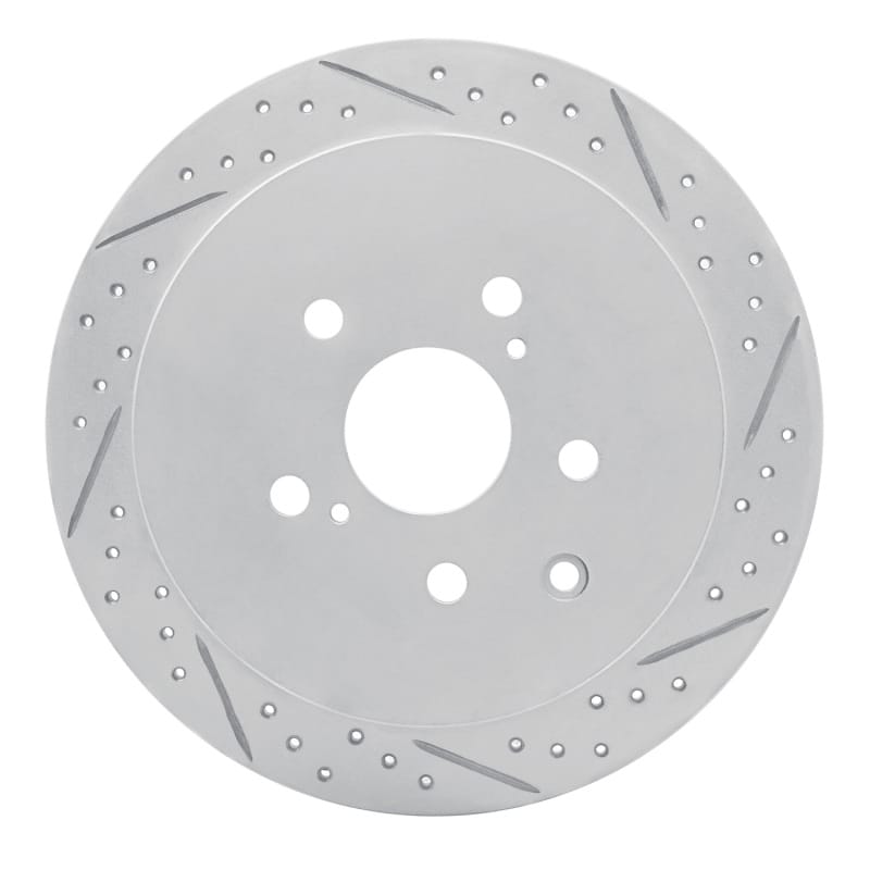 R1 Concepts — R1 10-20 Lexus Rx350 Rear Right Drilled & Slotted Geo-Carbon Rotor