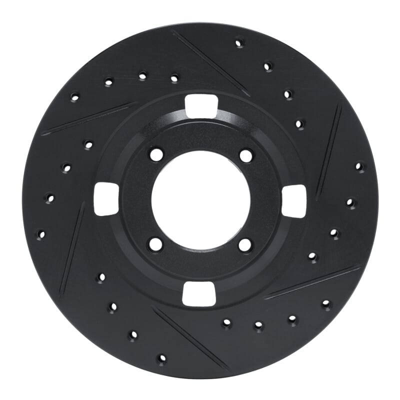 R1 Concepts — R1 83-89 Isuzu Impulse Front Right Drilled & Slotted Black Brake Rotor
R1 Brake Rotor Drill
