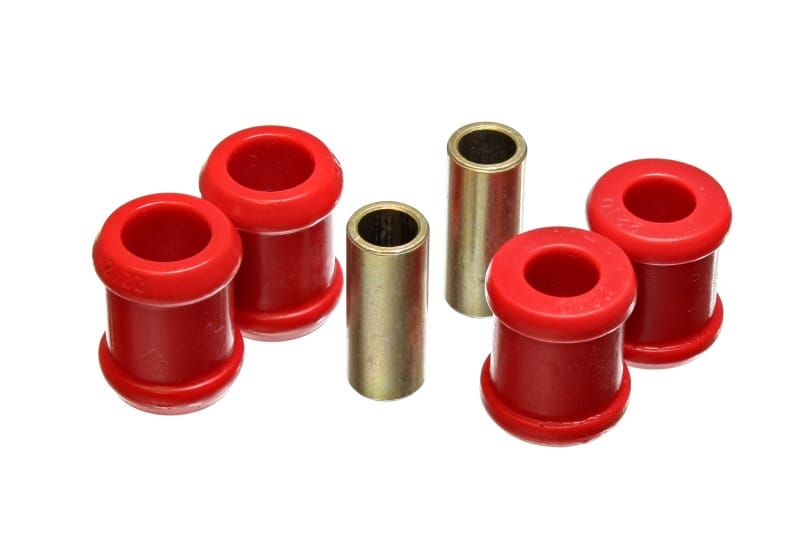 Energy Suspension — Energy Suspension 88-98 GM Silverado 1/2 Ton C-10/C1500 P/U 2WD Red Rear Shock Bushing Set
ShkAbsrbrBsh