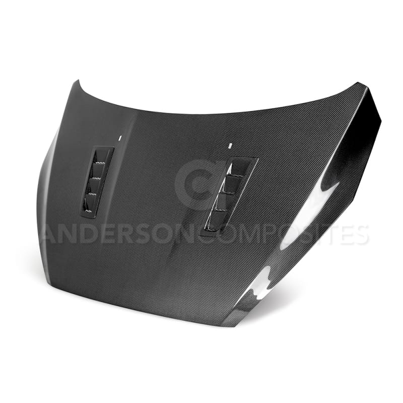 Anderson Composites — Anderson Composites 2016-2017 Ford Focus ST/RS Carbon Fiber RS Hood