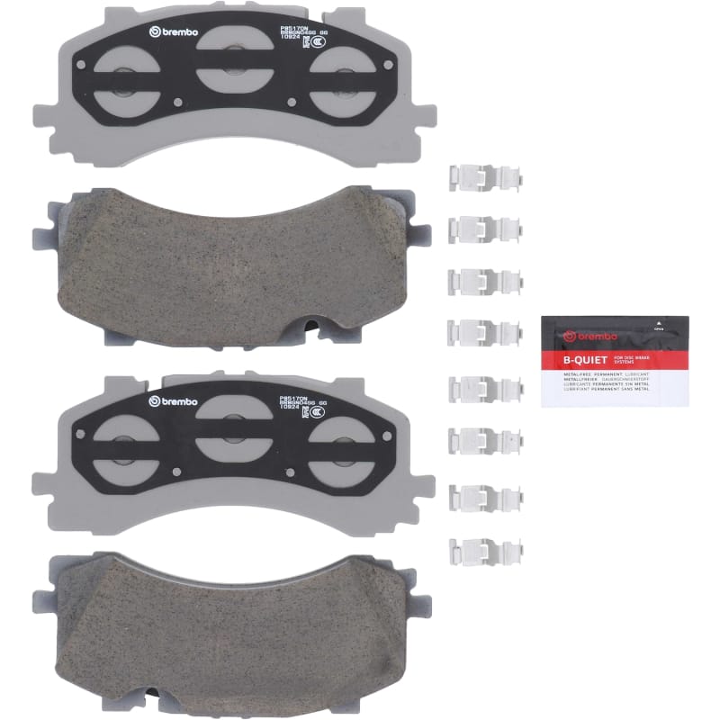 Brembo OE — Brembo 20-22 Audi A8 Quattro/SQ8/SQ7/S6/S7 Sportback/S8 Front NAO Brake Pad