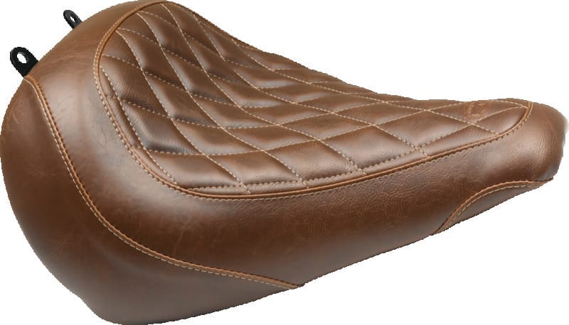 Mustang Motorcycle — Solo Diamond Stitch, Brown