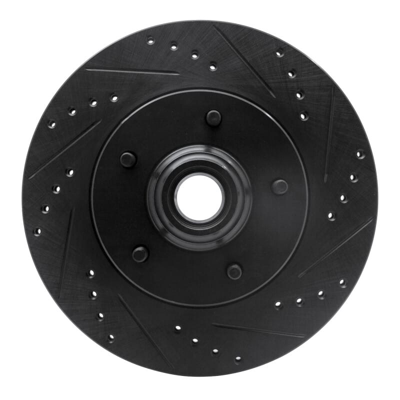 R1 Concepts — R1 97-99 Ford F-150 RWD Front Right Drilled & Slotted Black Brake Rotor
R1 Brake Rotor Drill