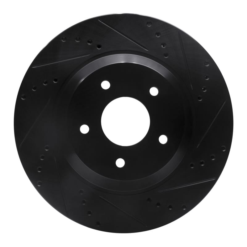 R1 Concepts — R1 88-96 Chevrolet Corvette Left Front Drilled & Slotted Black Brake Rotor
R1 Brake Rotor Drill