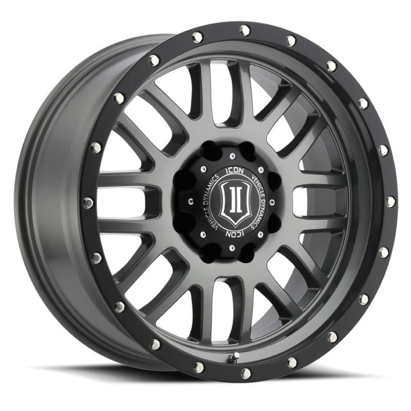 ICON — ICON Alpha 20x9 8x180 12mm Offset 5.5in BS Gunmetal Wheel
ALPHA WHEEL