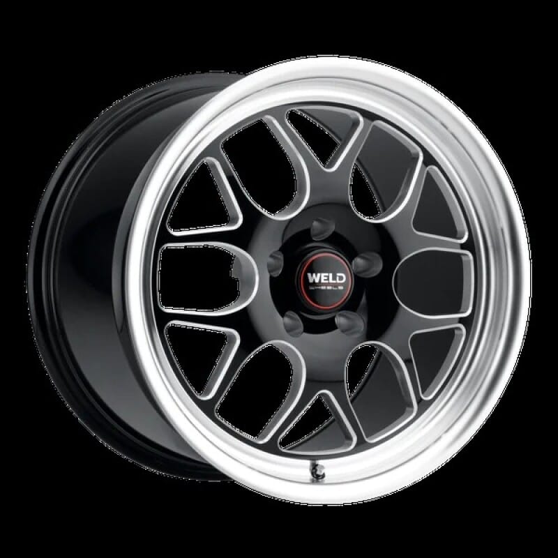 Weld — Weld Solana Drag 17x11 / 5x115 BP / ET0 / 78.1mm Bore - Gloss Black MIL DIA Wheel