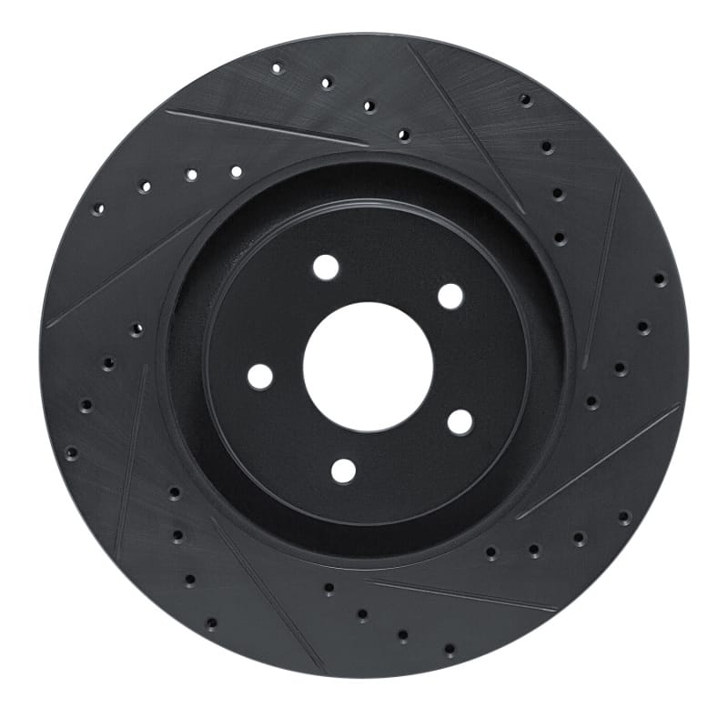 R1 Concepts — R1 2022-2025 Infiniti QX60 Front Right Drilled & Slotted Black Brake Rotor
R1 Brake Rotor Drill