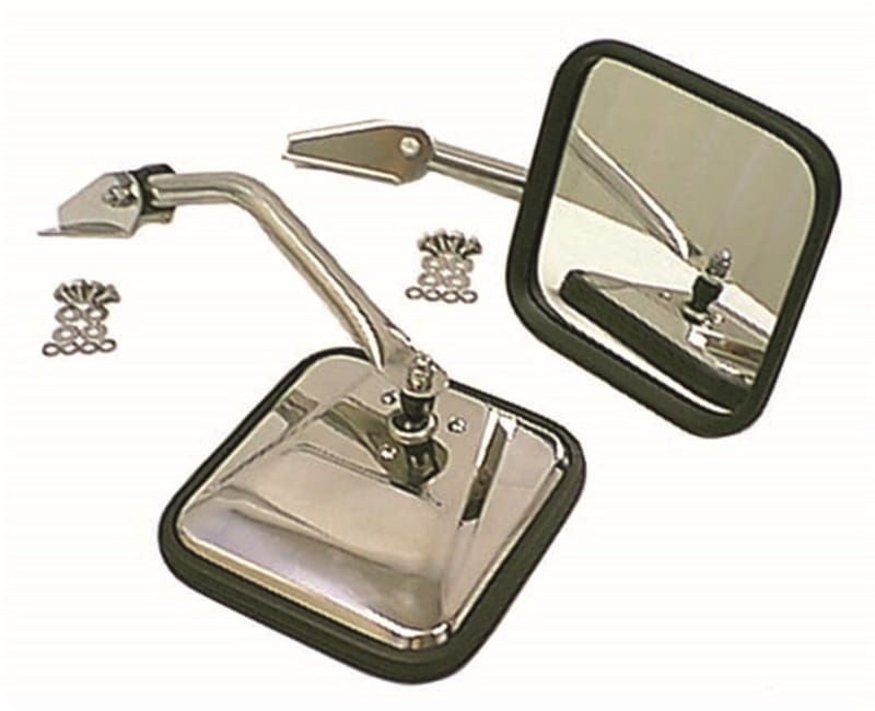 Rugged Ridge — Rugged Ridge 55-86 Jeep CJ Chrome CJ-Style Side Mirror Kit
OFFROAD_EXTERIOR
Door Mirror Kit
