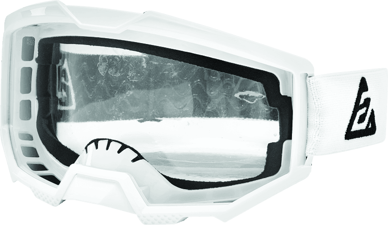 Answer — Apex 1 Goggles, White/Black, Clean Lens, Youth