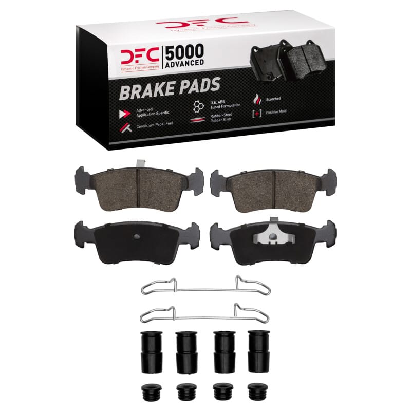 DFC — DFC 86-94 Suzuki Samurai Front 5000 Advanced Semi Metallic Brake Pads and Hardware Kit
DFC Brake Pad Set