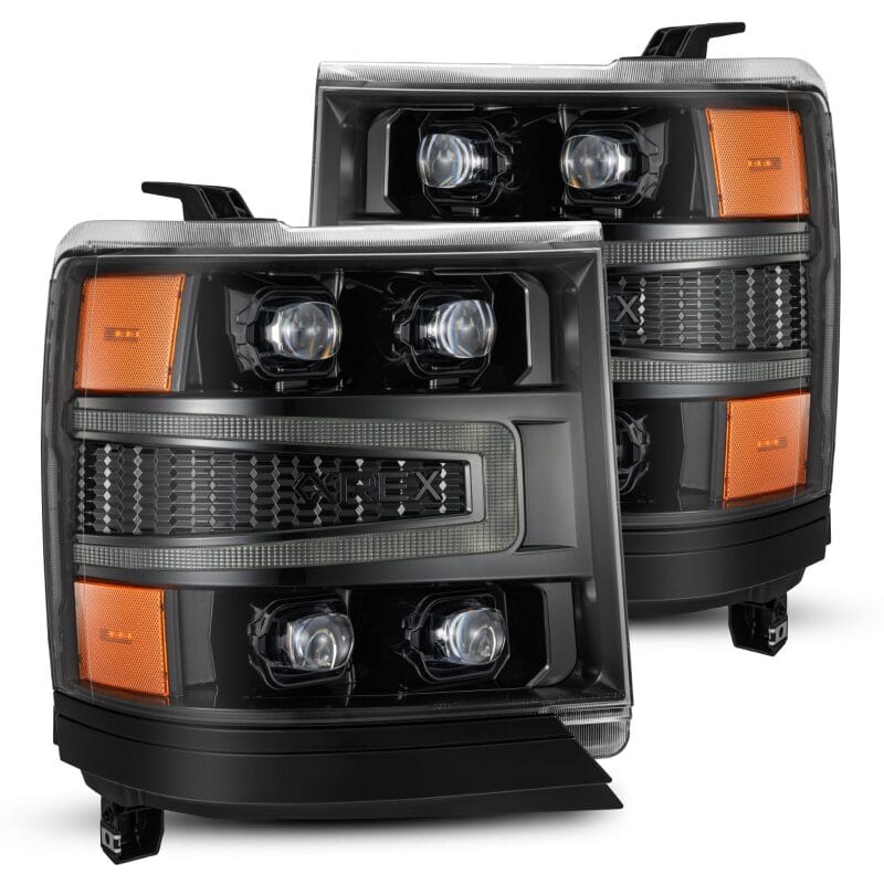AlphaRex — AlphaRex 16-18 Chevy 1500HD NOVA-Series LED Proj Headlghts Alpha BK Atv Lgt/SeqSig & DRL(Req 810023)
Projector Headlights