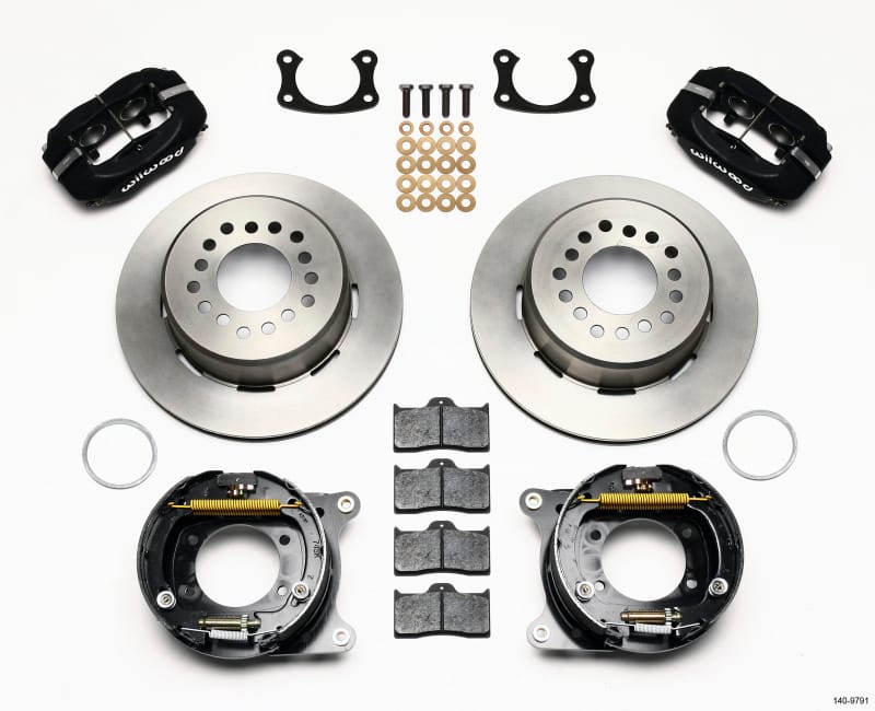 Wilwood — Wilwood Forged Dynalite P/S Park Brake Kit New Big Ford 2.50in Offset Front Caliper Mount
BRAKE KIT